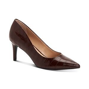 Alfani Women's Step 'N Flex Jeules Pumps, Brown Croc Size 6.5M
